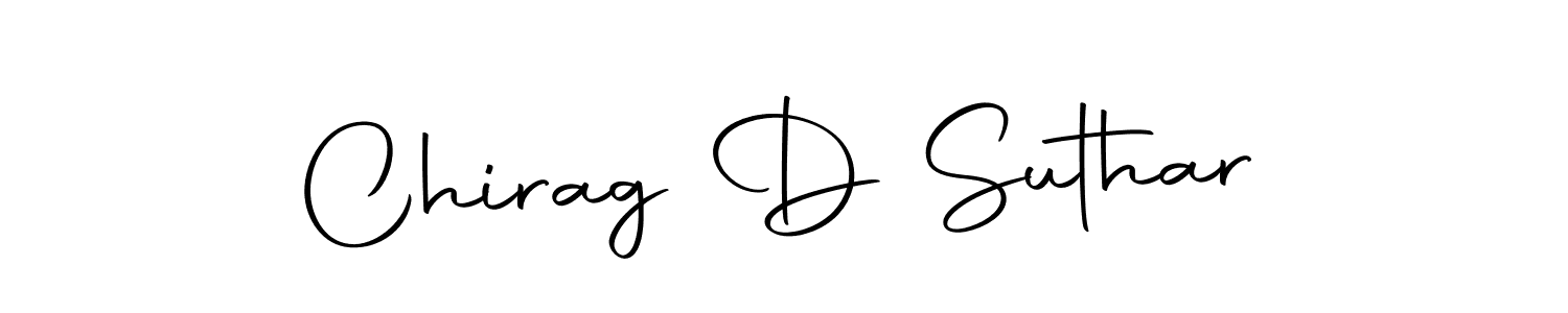 Autography-DOLnW is a professional signature style that is perfect for those who want to add a touch of class to their signature. It is also a great choice for those who want to make their signature more unique. Get Chirag D Suthar name to fancy signature for free. Chirag D Suthar signature style 10 images and pictures png
