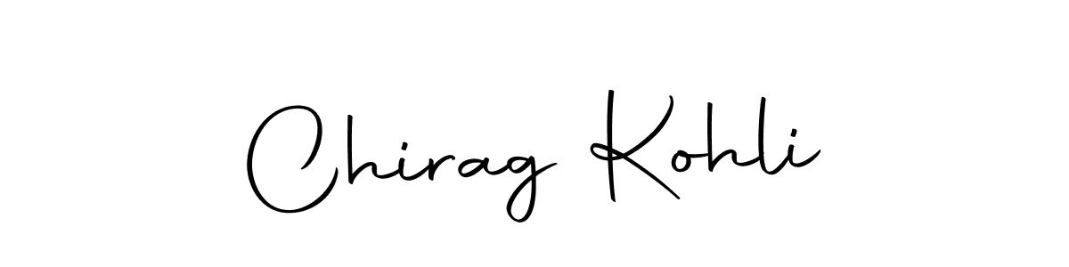 How to make Chirag Kohli signature? Autography-DOLnW is a professional autograph style. Create handwritten signature for Chirag Kohli name. Chirag Kohli signature style 10 images and pictures png