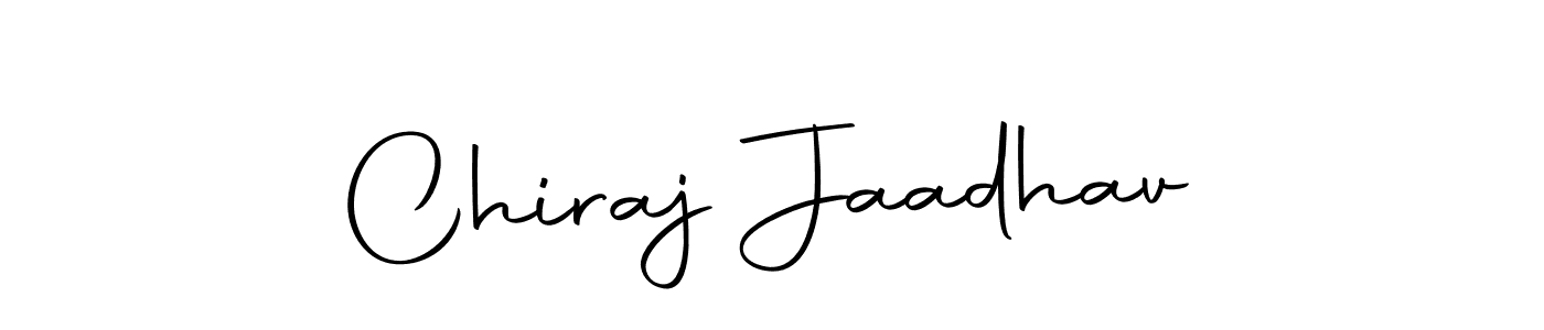 Use a signature maker to create a handwritten signature online. With this signature software, you can design (Autography-DOLnW) your own signature for name Chiraj Jaadhav. Chiraj Jaadhav signature style 10 images and pictures png