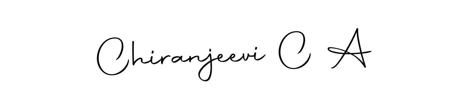 You should practise on your own different ways (Autography-DOLnW) to write your name (Chiranjeevi C A) in signature. don't let someone else do it for you. Chiranjeevi C A signature style 10 images and pictures png