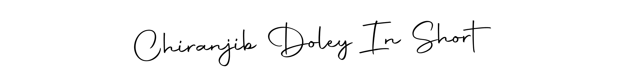 Make a beautiful signature design for name Chiranjib Doley In Short. Use this online signature maker to create a handwritten signature for free. Chiranjib Doley In Short signature style 10 images and pictures png