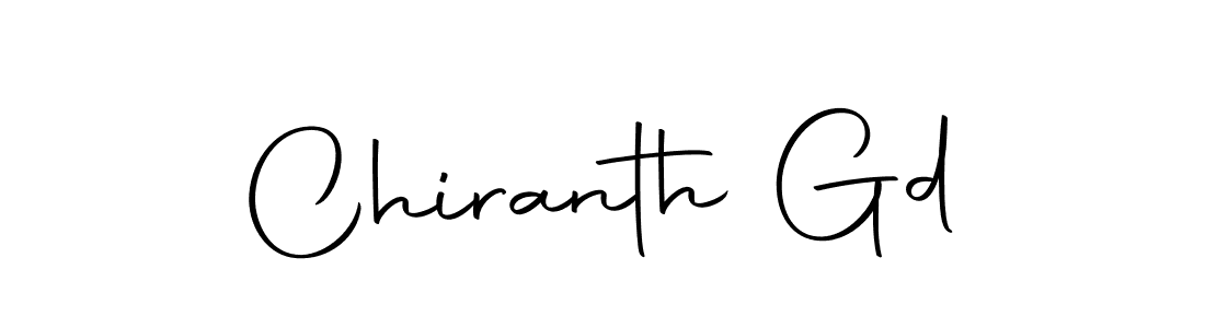 You should practise on your own different ways (Autography-DOLnW) to write your name (Chiranth Gd) in signature. don't let someone else do it for you. Chiranth Gd signature style 10 images and pictures png