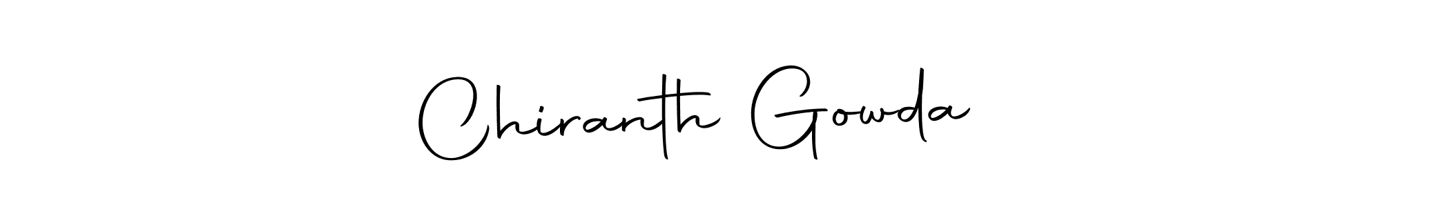 Use a signature maker to create a handwritten signature online. With this signature software, you can design (Autography-DOLnW) your own signature for name Chiranth Gowda ❤️. Chiranth Gowda ❤️ signature style 10 images and pictures png