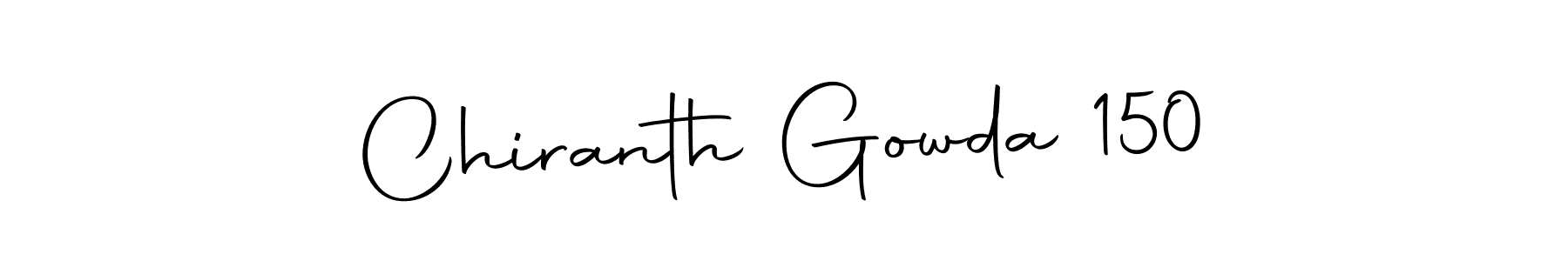 Create a beautiful signature design for name Chiranth Gowda 150. With this signature (Autography-DOLnW) fonts, you can make a handwritten signature for free. Chiranth Gowda 150 signature style 10 images and pictures png