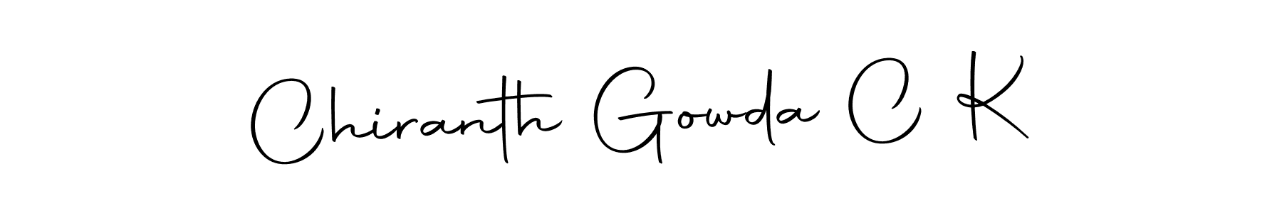 How to make Chiranth Gowda C K signature? Autography-DOLnW is a professional autograph style. Create handwritten signature for Chiranth Gowda C K name. Chiranth Gowda C K signature style 10 images and pictures png