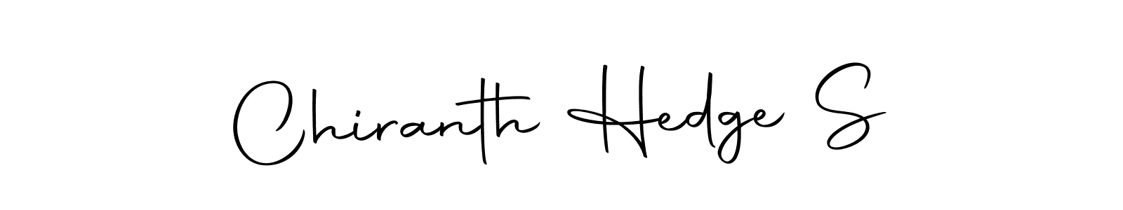 Create a beautiful signature design for name Chiranth Hedge S. With this signature (Autography-DOLnW) fonts, you can make a handwritten signature for free. Chiranth Hedge S signature style 10 images and pictures png