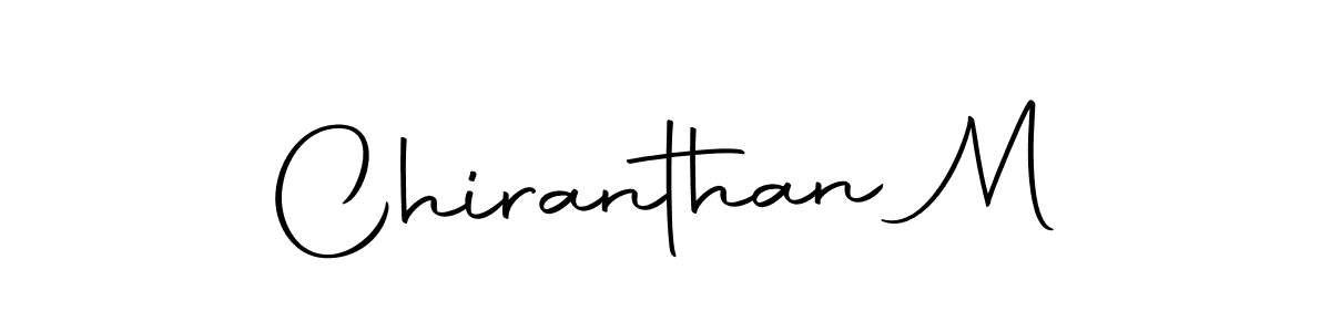 Similarly Autography-DOLnW is the best handwritten signature design. Signature creator online .You can use it as an online autograph creator for name Chiranthan M. Chiranthan M signature style 10 images and pictures png