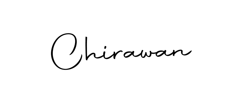 How to make Chirawan signature? Autography-DOLnW is a professional autograph style. Create handwritten signature for Chirawan name. Chirawan signature style 10 images and pictures png