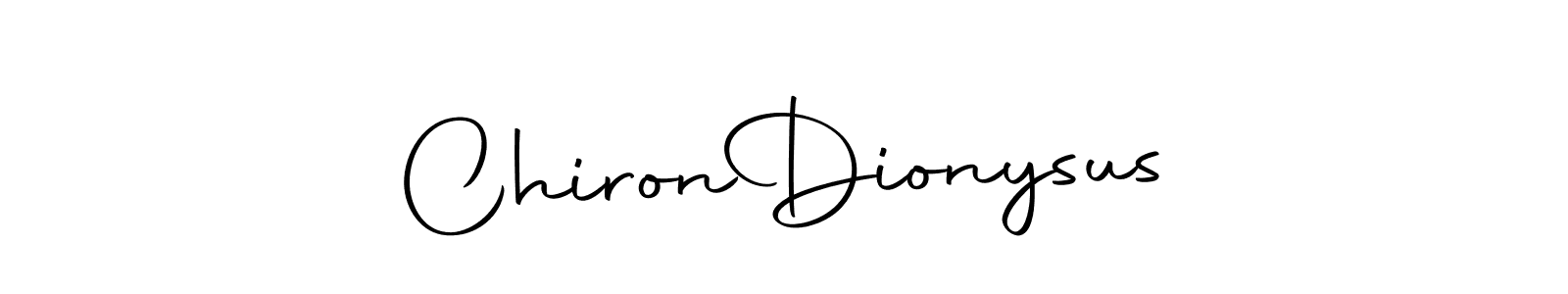 Create a beautiful signature design for name Chiron  Dionysus. With this signature (Autography-DOLnW) fonts, you can make a handwritten signature for free. Chiron  Dionysus signature style 10 images and pictures png