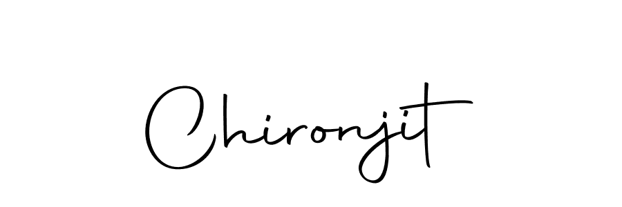 Create a beautiful signature design for name Chironjit. With this signature (Autography-DOLnW) fonts, you can make a handwritten signature for free. Chironjit signature style 10 images and pictures png