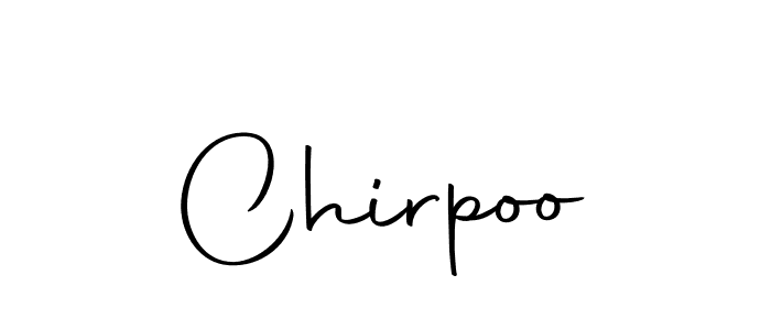 Also we have Chirpoo name is the best signature style. Create professional handwritten signature collection using Autography-DOLnW autograph style. Chirpoo signature style 10 images and pictures png