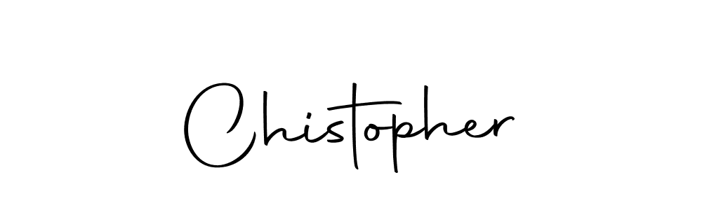 Make a beautiful signature design for name Chistopher. With this signature (Autography-DOLnW) style, you can create a handwritten signature for free. Chistopher signature style 10 images and pictures png