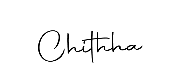 Make a beautiful signature design for name Chithha. Use this online signature maker to create a handwritten signature for free. Chithha signature style 10 images and pictures png