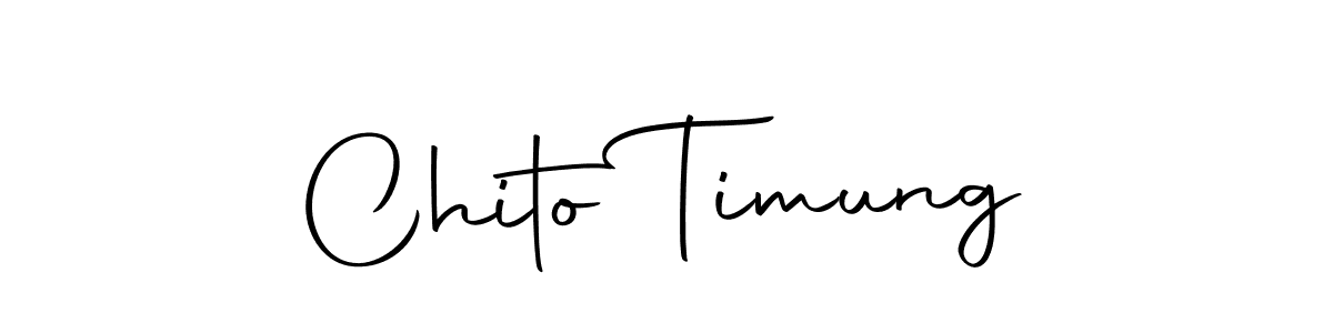 Also we have Chito Timung name is the best signature style. Create professional handwritten signature collection using Autography-DOLnW autograph style. Chito Timung signature style 10 images and pictures png