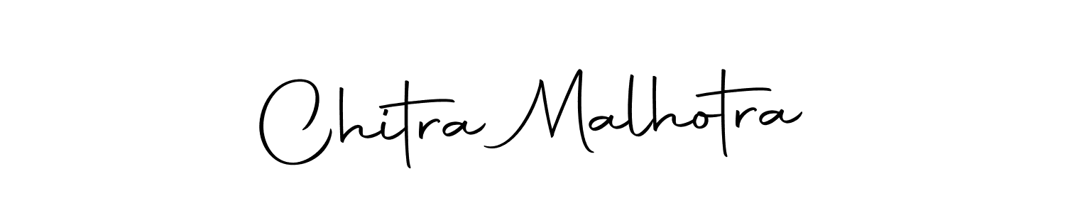 Design your own signature with our free online signature maker. With this signature software, you can create a handwritten (Autography-DOLnW) signature for name Chitra Malhotra. Chitra Malhotra signature style 10 images and pictures png