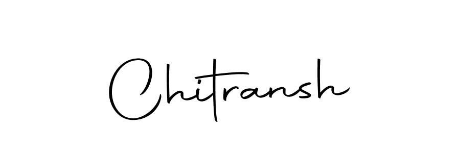 Use a signature maker to create a handwritten signature online. With this signature software, you can design (Autography-DOLnW) your own signature for name Chitransh. Chitransh signature style 10 images and pictures png