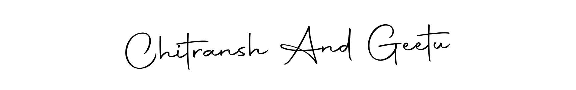 Check out images of Autograph of Chitransh And Geetu name. Actor Chitransh And Geetu Signature Style. Autography-DOLnW is a professional sign style online. Chitransh And Geetu signature style 10 images and pictures png