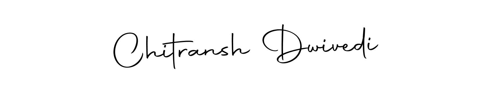 Create a beautiful signature design for name Chitransh Dwivedi. With this signature (Autography-DOLnW) fonts, you can make a handwritten signature for free. Chitransh Dwivedi signature style 10 images and pictures png
