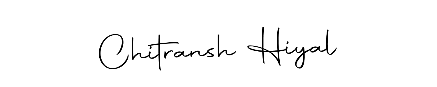 Use a signature maker to create a handwritten signature online. With this signature software, you can design (Autography-DOLnW) your own signature for name Chitransh Hiyal. Chitransh Hiyal signature style 10 images and pictures png