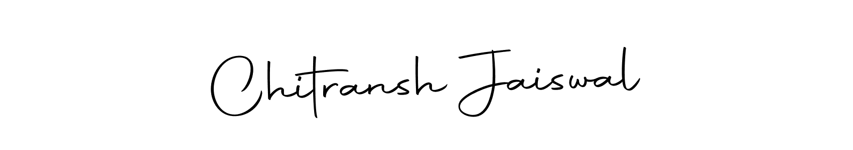 Design your own signature with our free online signature maker. With this signature software, you can create a handwritten (Autography-DOLnW) signature for name Chitransh Jaiswal. Chitransh Jaiswal signature style 10 images and pictures png