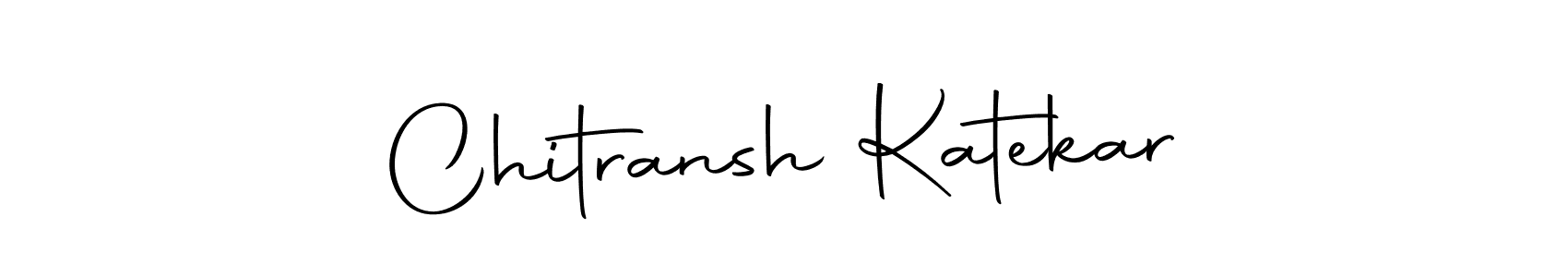 Make a beautiful signature design for name Chitransh Katekar. Use this online signature maker to create a handwritten signature for free. Chitransh Katekar signature style 10 images and pictures png