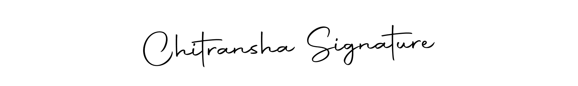 Design your own signature with our free online signature maker. With this signature software, you can create a handwritten (Autography-DOLnW) signature for name Chitransha Signature. Chitransha Signature signature style 10 images and pictures png