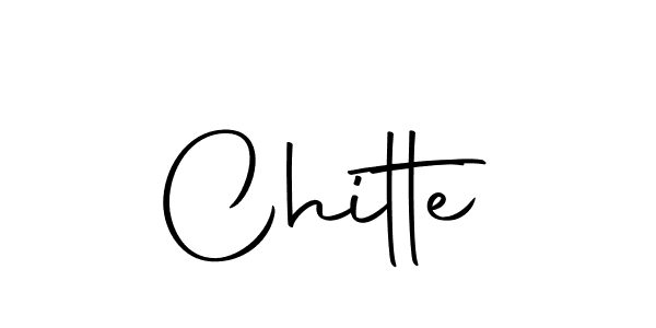 Design your own signature with our free online signature maker. With this signature software, you can create a handwritten (Autography-DOLnW) signature for name Chitte. Chitte signature style 10 images and pictures png