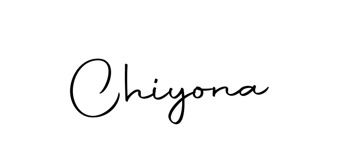 Design your own signature with our free online signature maker. With this signature software, you can create a handwritten (Autography-DOLnW) signature for name Chiyona. Chiyona signature style 10 images and pictures png