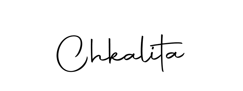 The best way (Autography-DOLnW) to make a short signature is to pick only two or three words in your name. The name Chkalita include a total of six letters. For converting this name. Chkalita signature style 10 images and pictures png