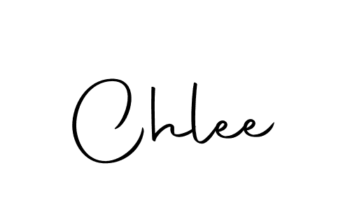 Design your own signature with our free online signature maker. With this signature software, you can create a handwritten (Autography-DOLnW) signature for name Chlee. Chlee signature style 10 images and pictures png