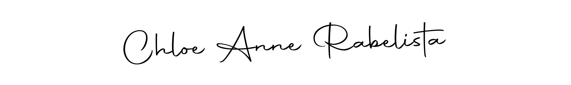 The best way (Autography-DOLnW) to make a short signature is to pick only two or three words in your name. The name Chloe Anne Rabelista include a total of six letters. For converting this name. Chloe Anne Rabelista signature style 10 images and pictures png