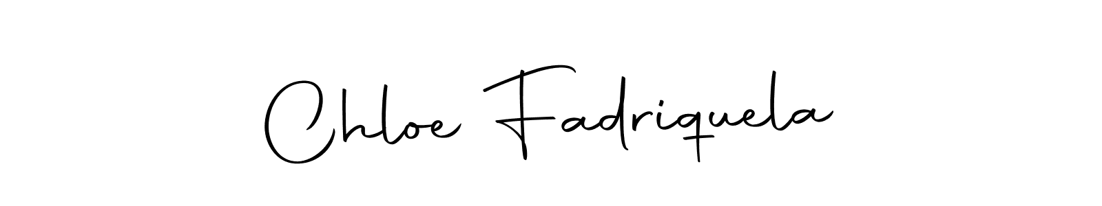 Design your own signature with our free online signature maker. With this signature software, you can create a handwritten (Autography-DOLnW) signature for name Chloe Fadriquela. Chloe Fadriquela signature style 10 images and pictures png