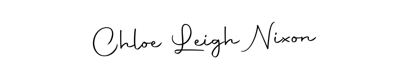 if you are searching for the best signature style for your name Chloe Leigh Nixon. so please give up your signature search. here we have designed multiple signature styles  using Autography-DOLnW. Chloe Leigh Nixon signature style 10 images and pictures png