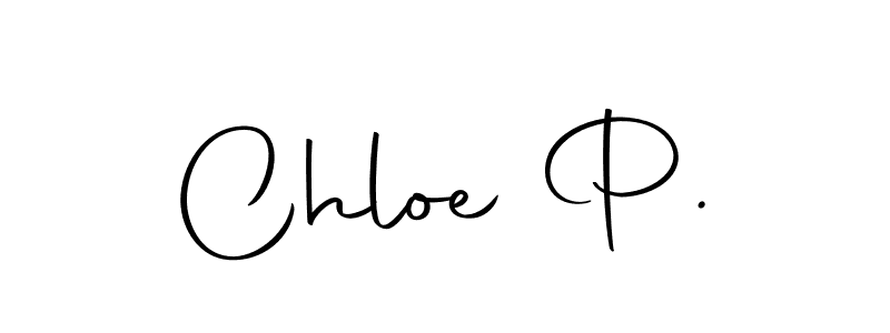 Make a beautiful signature design for name Chloe P.. With this signature (Autography-DOLnW) style, you can create a handwritten signature for free. Chloe P. signature style 10 images and pictures png