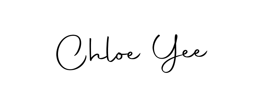 You should practise on your own different ways (Autography-DOLnW) to write your name (Chloe Yee) in signature. don't let someone else do it for you. Chloe Yee signature style 10 images and pictures png