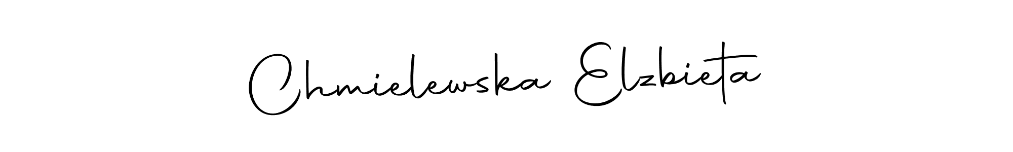 You can use this online signature creator to create a handwritten signature for the name Chmielewska Elzbieta. This is the best online autograph maker. Chmielewska Elzbieta signature style 10 images and pictures png