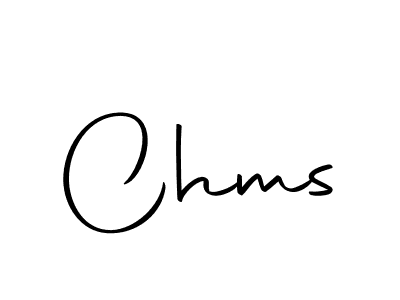 How to make Chms signature? Autography-DOLnW is a professional autograph style. Create handwritten signature for Chms name. Chms signature style 10 images and pictures png