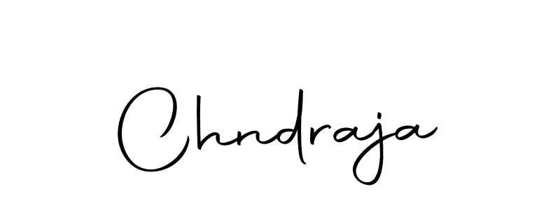 Make a beautiful signature design for name Chndraja. With this signature (Autography-DOLnW) style, you can create a handwritten signature for free. Chndraja signature style 10 images and pictures png