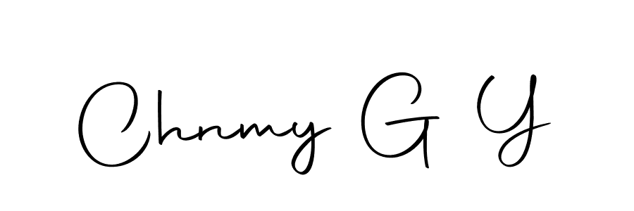 Create a beautiful signature design for name Chnmy G Y. With this signature (Autography-DOLnW) fonts, you can make a handwritten signature for free. Chnmy G Y signature style 10 images and pictures png