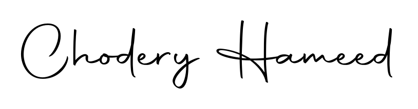 Designed for modern professionals: Chodery Hameed name signature crafted with Autography-DOLnW script. Ready for digital PDF workflows. Chodery Hameed signature style 10 images and pictures png