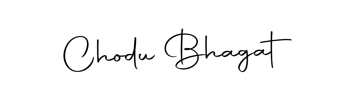 How to make Chodu Bhagat name signature. Use Autography-DOLnW style for creating short signs online. This is the latest handwritten sign. Chodu Bhagat signature style 10 images and pictures png