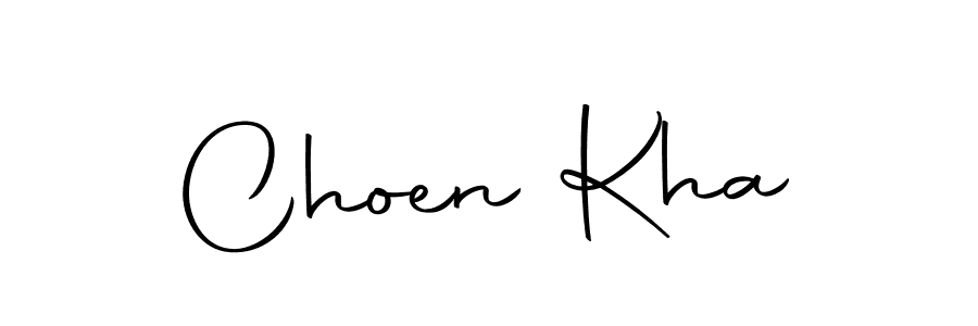 You should practise on your own different ways (Autography-DOLnW) to write your name (Choen Kha) in signature. don't let someone else do it for you. Choen Kha signature style 10 images and pictures png