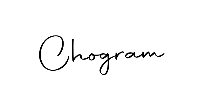 Create a beautiful signature design for name Chogram. With this signature (Autography-DOLnW) fonts, you can make a handwritten signature for free. Chogram signature style 10 images and pictures png