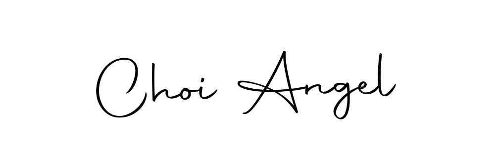 Make a beautiful signature design for name Choi Angel. Use this online signature maker to create a handwritten signature for free. Choi Angel signature style 10 images and pictures png