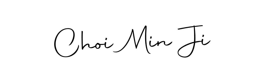 How to make Choi Min Ji name signature. Use Autography-DOLnW style for creating short signs online. This is the latest handwritten sign. Choi Min Ji signature style 10 images and pictures png