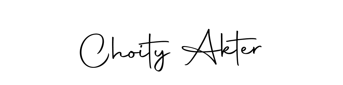 Create a beautiful signature design for name Choity Akter. With this signature (Autography-DOLnW) fonts, you can make a handwritten signature for free. Choity Akter signature style 10 images and pictures png