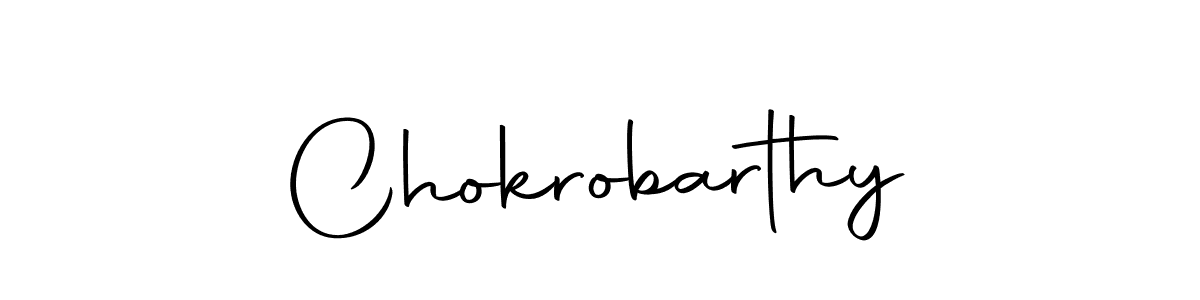 How to make Chokrobarthy signature? Autography-DOLnW is a professional autograph style. Create handwritten signature for Chokrobarthy name. Chokrobarthy signature style 10 images and pictures png