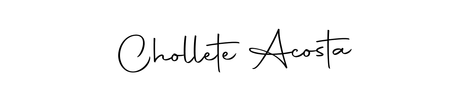 You should practise on your own different ways (Autography-DOLnW) to write your name (Chollete Acosta) in signature. don't let someone else do it for you. Chollete Acosta signature style 10 images and pictures png