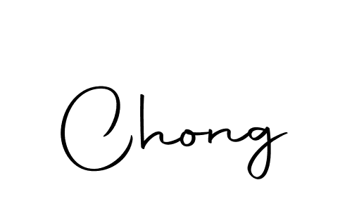 Design your own signature with our free online signature maker. With this signature software, you can create a handwritten (Autography-DOLnW) signature for name Chong. Chong signature style 10 images and pictures png