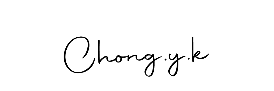 Also we have Chong.y.k name is the best signature style. Create professional handwritten signature collection using Autography-DOLnW autograph style. Chong.y.k signature style 10 images and pictures png